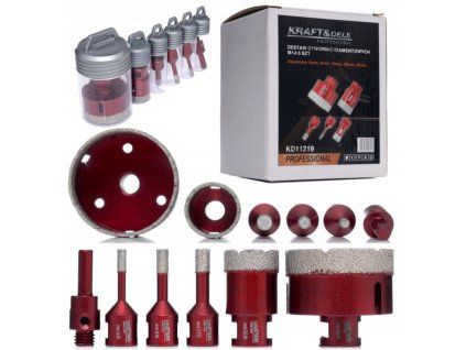 Sada diamantových korunek 5ks KD11219 KRAFT&DELE
