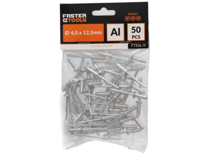 Nýty 4,0x12,5mm 50ks FT324-11 JIPOS