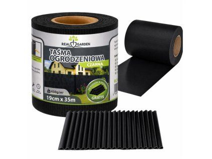 Stínící plotová fólie 19cm x 35m, černá R2283 JIPOS
