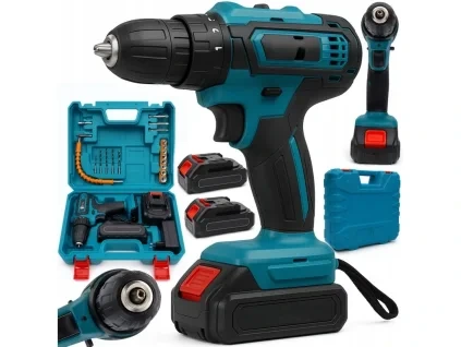 Aku vrtací šroubovák LI-ION 2x24V, kufřík CD612 BULLTECH