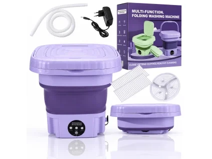 Mini přenosná pračka 8l, skládací R2566 JIPOS