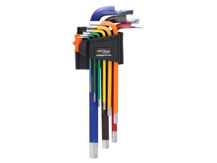 Sada imbusů 9ks, barevné KD11931 KRAFT&DELE