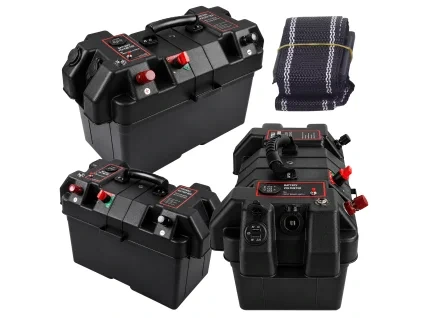 Bateriový box 12V s voltmetrem R2449 JIPOS