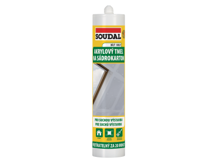Akrylový tmel na sádrokarton 280ml SOUDAL