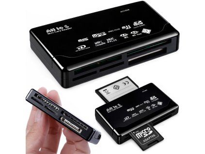 eng pl MEMORY CARD READER FOR CAMERA USB MULTI CF SD MICRO SD XD MS MMC 7759 1