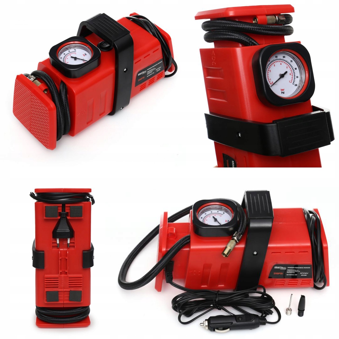 Kompresor do auta 12V, 230V KD1489 KRAFT&DELE