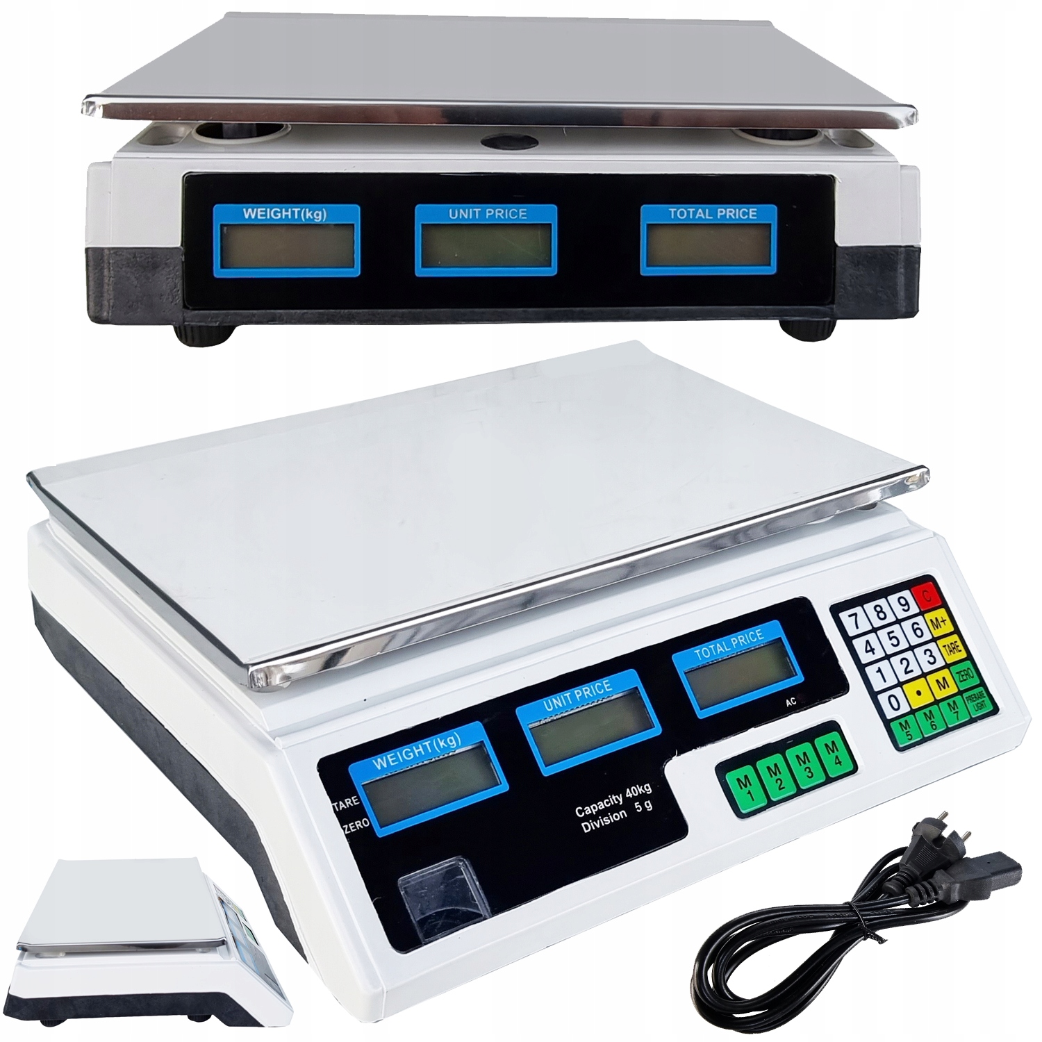 Elektronická obchodní váha 40kg LCD OD9019 ONDRAGON