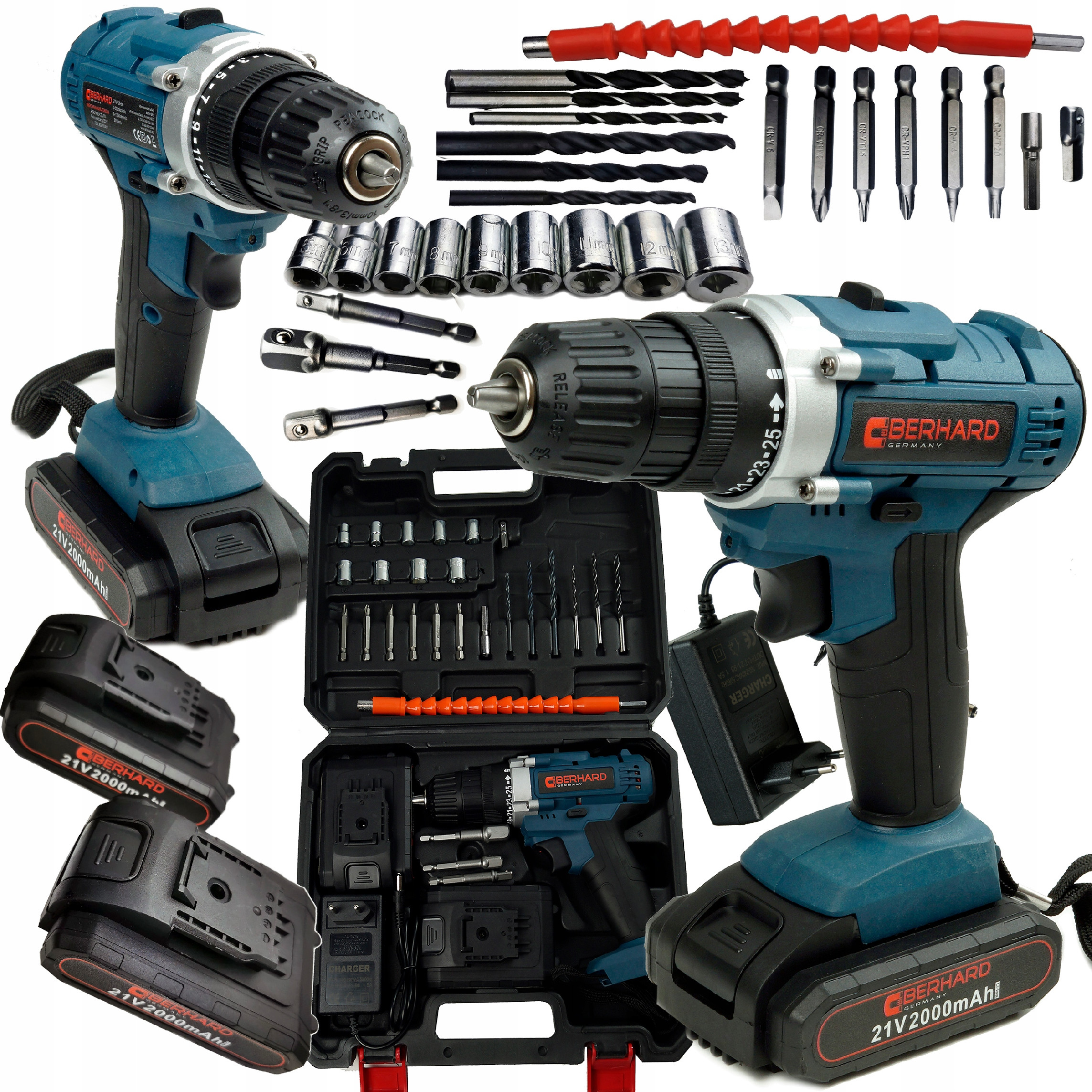 Aku šroubovák 2x24V + příslušenství BX3311 BOXER