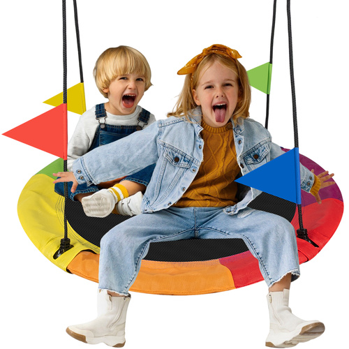 Kruzzel Houpačka kruh čapí hnízdo 110 cm 25284