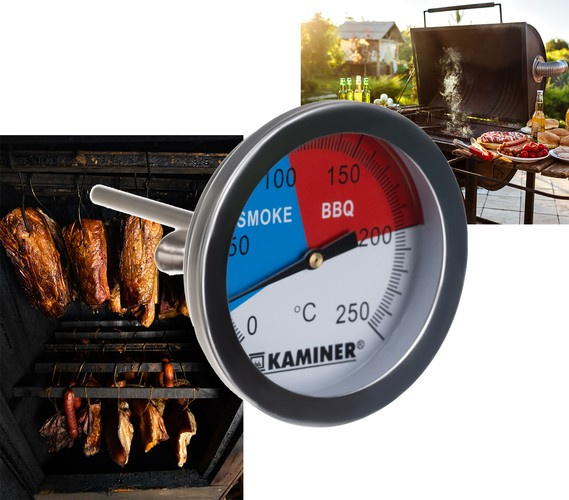 APT Teploměr do grilu nebo udírny 0-250°C, AG254D