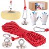 Neodymový magnet 85kg sada s 20m lanem a rukavicemi G02426 GEKO