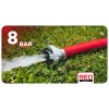 Požární hadice se spojkou 1" 30m, 8 Bar, RTWS0066 RED TECHNIC