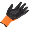 Ochranné rukavice, nitrilové, 10" oranžové 8313 JIPOS