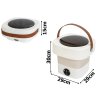 eng pl Mini portable washing machine small folding travel washing machine for clothes and linen 11l 5486 10