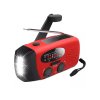eng pl Radio torch rechargeable solar dynamo crank powerbank usb emergency 6411 13