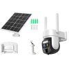 eng pl Solar camera wifi ip outdoor rotating camera wifi zoom motion detector ip66 7297 15
