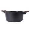 eng pl Deep pot with lid induction gas non stick coating 5l 4463 10