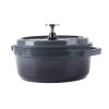 eng pl Baking pot non stick induction gas lid 2l 4467 5