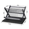 eng pl Double deck drainer tray folding tray standing large 5352 13