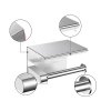 eng pl TOILET PAPER HOLDER WITH TELEPHONE SHELF FOR BATHROOM WC STEEL 7064 9