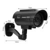 eng pl Dummy camera ir led monitoring solar outdoor wall camera with flashing diode 4931 7