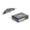 eng pl Rear rear parking sensors set 4x sensor lcd display 4907 7