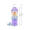 eng pl Portable USB wireless smoothie blender ice crusher purple 7454 6