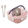 eng pl Breakfast box with compartments cutlery container microwaveable lunchbox 1000ml 7730 14