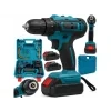 Aku vrtací šroubovák LI-ION 2x24V, kufřík CD612 BULLTECH