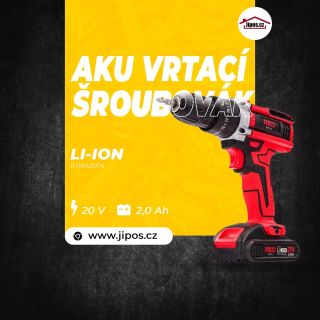 💪 Síla a preciznost v jednom za 1 169 Kč! 🔩🔋 AKU vrtací šroubovák Powermat 20V s dvěma bateriemi, kufrem a příslušenstvím...