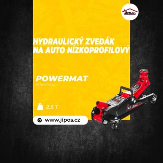 🚗 Hydraulický zvedák na auto – nízkoprofilový, 2,5T 🔧 Potřebujete spolehlivý a výkonný zvedák do dílny nebo garáže?...