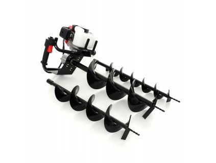 Motorový zemný vrták 3,8 kW, 3 vrtáky KD174 KRAFT&DELE