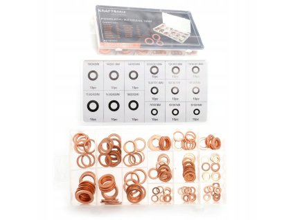 Medené podložky 150 ks KD10503 KRAFT&DELE