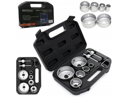 Profi sada Volfrámových vŕtacích koruniek do betónu 22-73mm KD10285 KRAFT&DELE