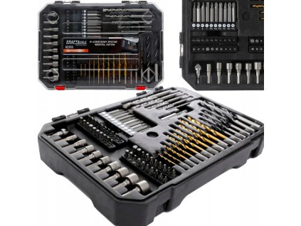 Súprava vrtákov a bitov 81 ks KD992 KRAFT&DELE