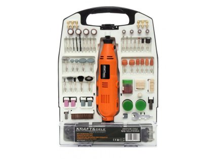 Mini priama brúska s príslušenstvom 270W 235ks KD10245 KRAFT&DELE