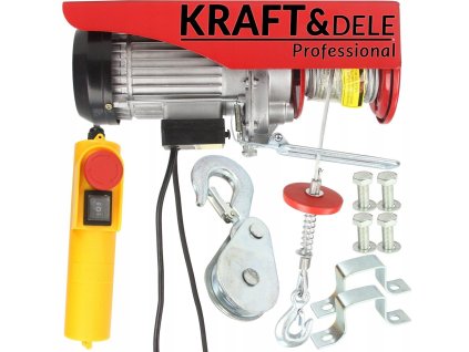 Elektrický lanový navijak 125/250 230V KD1524 KRAFT&DELE