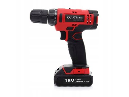 Aku vŕtací skrutkovač 18V Li-Ion KD1566 KRAFT&DELE