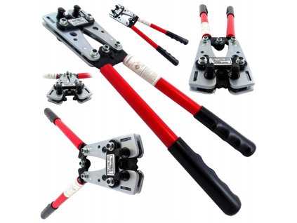 Lisovacie kliešte na káblové oká, krimpovacie KD10257 KRAFT&DELE