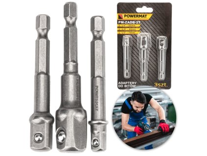 Súprava 3 ks adaptérov HEX PM-ZADB-3T POWERMAT