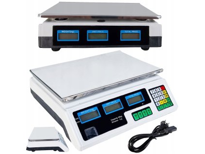 Elektronická obchodná váha 40kg LCD 1538 ONDRAGON