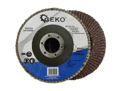 Lamelový brúsny kotúč 125mm, P100 G00307 GEKO