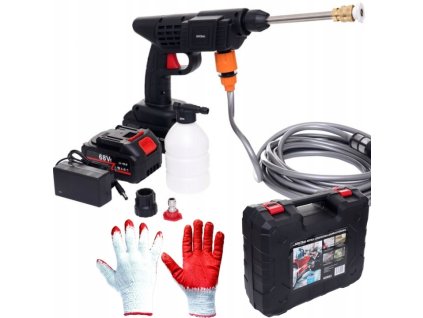 Aku tlaková umývačka 22bar, 48V s príslušenstvom, kufrík KD663 KRAFT&DELE