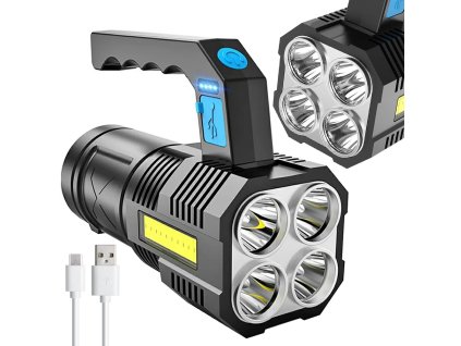 LED svietidlo nabíjacie 2v1 8379 JIPOS