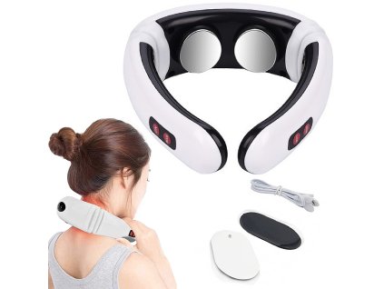 Shiatsu masážny stroj na krk, šiju a chrbát 15698 JIPOS