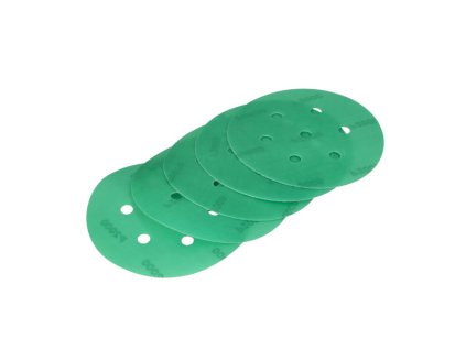 Brúsny papier so suchým zipsom, zelený 5ks P140 8542 JIPOS