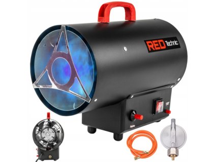 Plynový ohrievač 25kW s regulátorom a hadicou RTNGG0119 RED TECHNIC