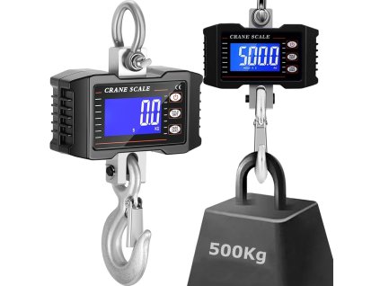 Závesná váha s LCD displejom 500kg 17145 JIPOS