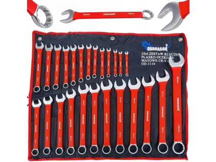 Očkoploché kľúče sada 6-36mm 25ks OD1116 ONDRAGON
