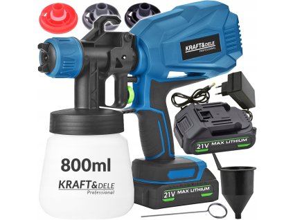 Akumulátorová striekacia pištoľ 2x21V KD5481 KRAFT&DELE